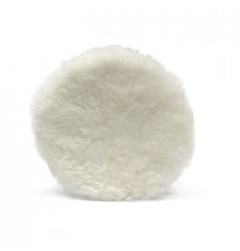 Круг полировальный шерстяной RoxelPro 150мм из натур. овечьей шерсти на липучке