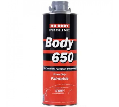 Антигравий HB BODY PROLINE 650 1кг. серый под пистолет