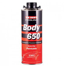 Антигравий HB BODY PROLINE 650 1кг. черный под пистолет