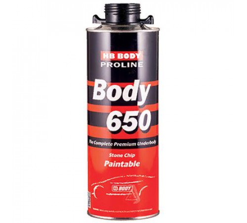 Антигравий HB BODY PROLINE 650 1кг. черный под пистолет