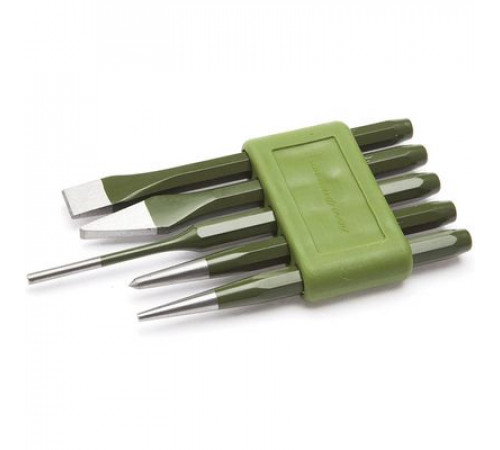 Набор ударного инструмента 5 предм. (зубило,крейцмейсель,выколотка,кернер,бородок) ДТ