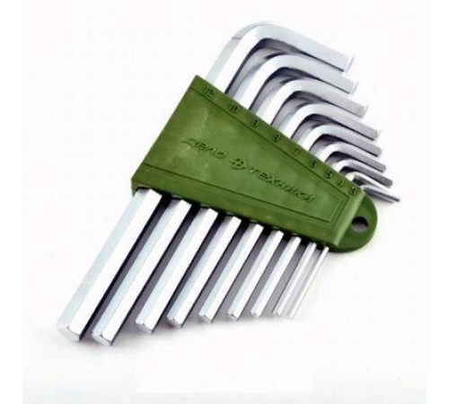 Набор ключей шестигранных 09 шт. (3,4,5,6,7,8,9,10,12мм) ДТ