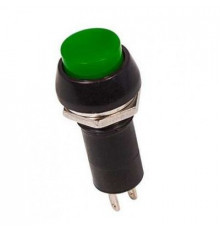 Выключатель-кнопка  250V 1А (2с) ON-OFF  зеленая  REXANT