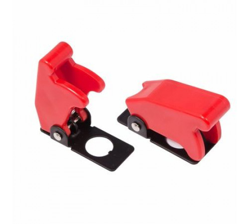 Защитная крышка для тумблеров типа KN и ASW  красная  REXANT