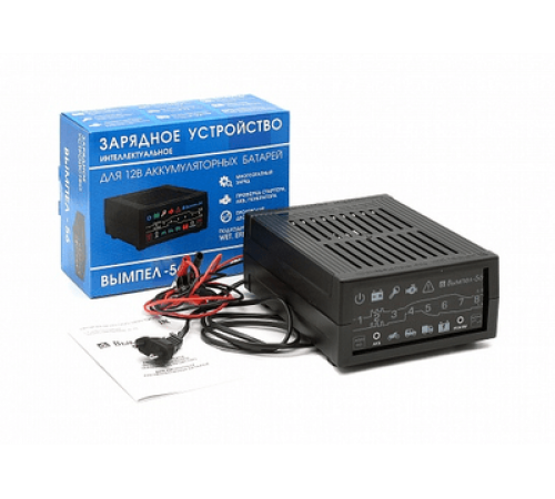 Зарядное устройство для АКБ Вымпел-56 предпусковое (интеллектуальное с диагностикой АКБ, стартера, г