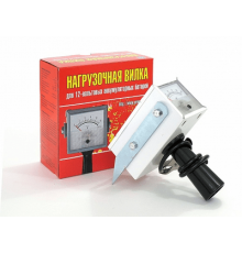 Вилка нагрузочная для проверки АКБ НВ-01 100А 0-15В стрелочный вольтметр