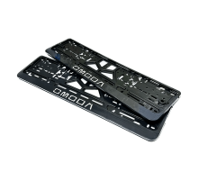 Рамка под номер рельеф OMODA серебро