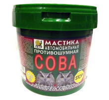 Мастика антикоррозийная 653 противошумная СОВА 2,25л