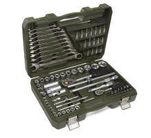 Набор головок 82предм 1/4",1/2" с комбинированными ключами ДТ