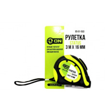 Рулетка STATUS 3м х 13мм автостопON