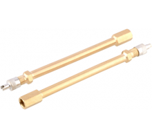 Удлинитель вентиля (для внутреннего колеса), металл прямой 11см