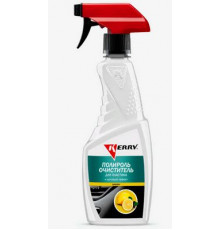 Полироль-очиститель пластика (морская свежесть) 0,5л триггер KERRY матовый