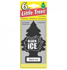 Ароматизатор Елочка черный лед США  10155 ~