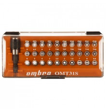 Набор вставок-бит, 31 предмет / OMBRA