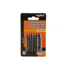 Набор вставок-бит для механического инструмента со сменным магнитным держателем, PH2, 50 мм, 7 предм