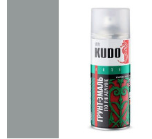 Грунт-эмаль по ржавчине серая RAL 7042 KUDO аэрозоль 520мл.