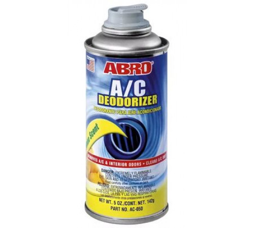 Очиститель кондиционера, дезодорант Лимон 142гр ABRO ~