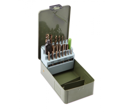 Набор метчиков и свёрл, 22 предм. ДТ