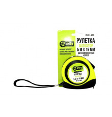 Рулетка карманная автостоп 5м, двукомпонентный корпус  RUTEK