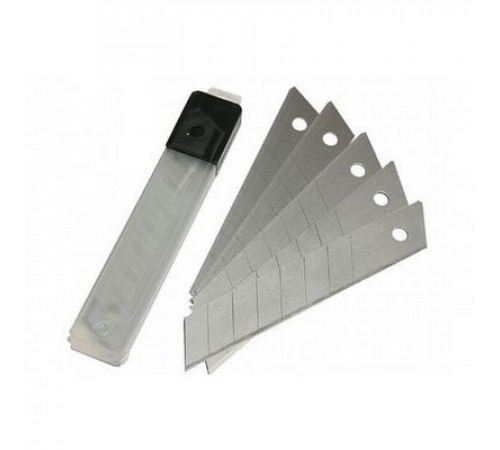 Лезвия сменные для ножей,трапеция 19*0,5мм 10штук БМ Ниж Новгород