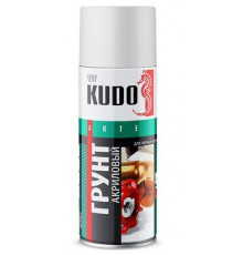 Грунт универсальный акриловый белый KUDO аэрозоль 520мл