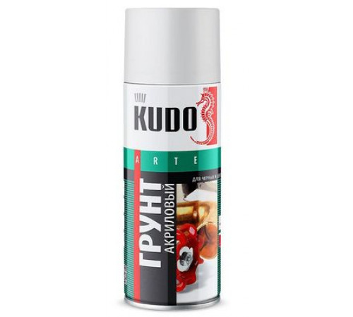 Грунт универсальный акриловый белый KUDO аэрозоль 520мл