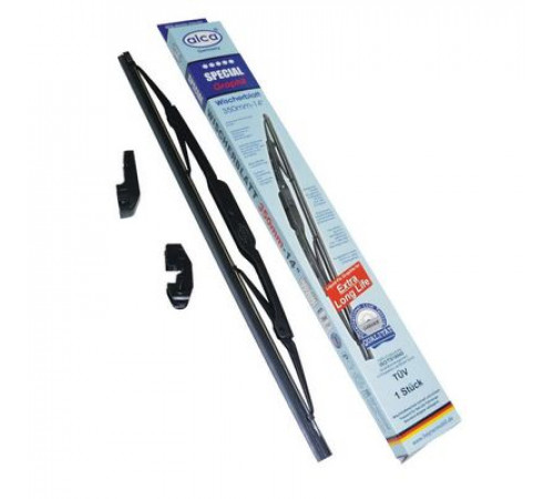 Щетка стеклоочистителя AL-CA универс. (синия) с графитом  33см  1штука