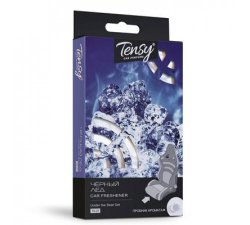 Ароматизатор Dolce Life Classic под сиденье гелевый Черный лед с пробником ~