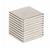 Магнит неодимовый пластина 10х10х1мм сцепление 0,6кг 10штук