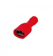 Контакт МАМА 6,3мм изолированная полностьб 0,5-1мм 10шт.  REXANT