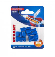 Контакт МАМА 6,3мм  изолированная полностью 1,5-2.5мм 10 штук REXANT