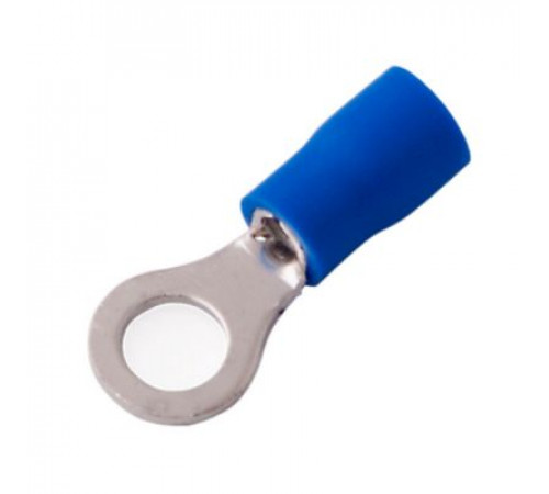 Контакт под болт  изолированный D4,3мм 1,5-2.5мм² синий  10 штук REXANT