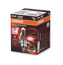 Лампа H4 12V 60/55W P43t +100% 3900K OSRAM