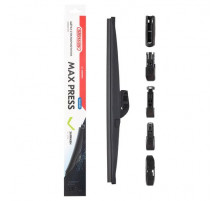 Щетка стеклоочистителя каркасная зимняя SKYWAY MAX PRESS 6 адаптеров в коробке 37,5см/15"