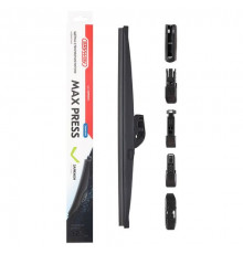 Щетка стеклоочистителя каркасная зимняя SKYWAY MAX PRESS 6 адаптеров в коробке 37,5см/15"