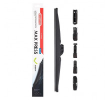 Щетка стеклоочистителя каркасная зимняя SKYWAY MAX PRESS 6 адаптеров в коробке 45см/18"