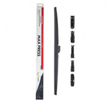 Щетка стеклоочистителя каркасная зимняя SKYWAY MAX PRESS 6 адаптеров в коробке 70см/28"