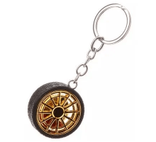 Брелок  Диск тормозной с колодкой (беш шины). металлический разм.3,5*3,5см BKK024-01