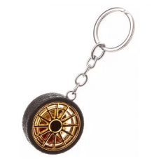 Брелок  Диск тормозной с колодкой (беш шины). металлический разм.3,5*3,5см BKK024-01