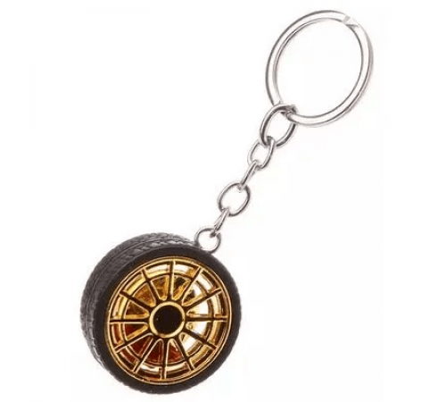 Брелок  Диск тормозной с колодкой (беш шины). металлический разм.3,5*3,5см BKK024-01