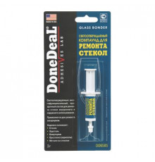 Светоотверждаемый компаунд для ремонта стекол GLASS BONDER 3г DoneDeal