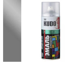 Краска универсальная алюминий KUDO аэрозоль 520мл