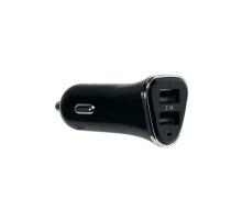 Зарядное устройство Nova Bright для моб.устройств,2USB-порта,2100мА,12/24В+LED-индикатор