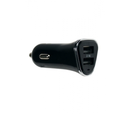 Зарядное устройство Nova Bright для моб.устройств,2USB-порта,2100мА,12/24В+LED-индикатор