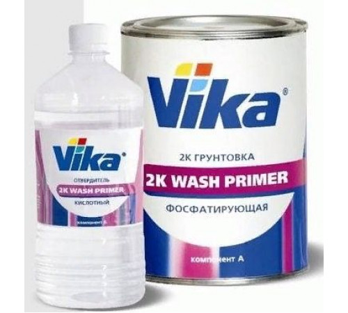 Грунт кислотный Vika WashPrimer 2K фосф+отв 0,8+0,67