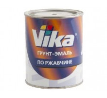 Грунт-эмаль по ржавчине Vika черный янтарь RAL9005 0,9кг