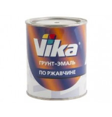Грунт-эмаль по ржавчине Vika черный янтарь RAL9005 0,9кг