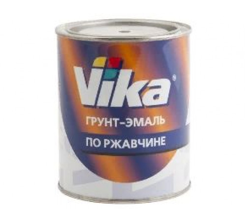 Грунт-эмаль по ржавчине Vika черный янтарь RAL9005 0,9кг