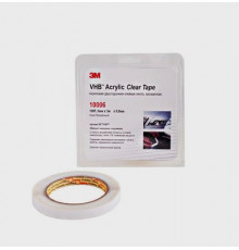 Скотч 3М 10006 двустороний 06мм х 3м моментальная адгезия,прозрачный