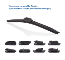 Щетка стеклоочистителя зимняя GY Winter Premium 19"/48 см, 9 переходников